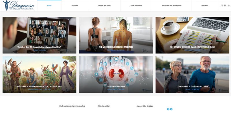 Diagnose Magazin Online – Tests und Tipps für Ihre Gesundheit